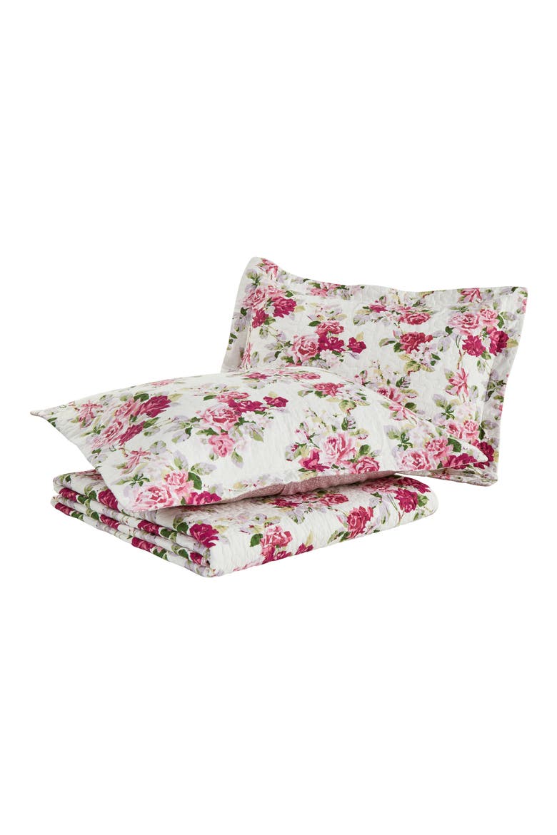 Lidia Quilt & Sham Set, Main, color, MULTI PINK