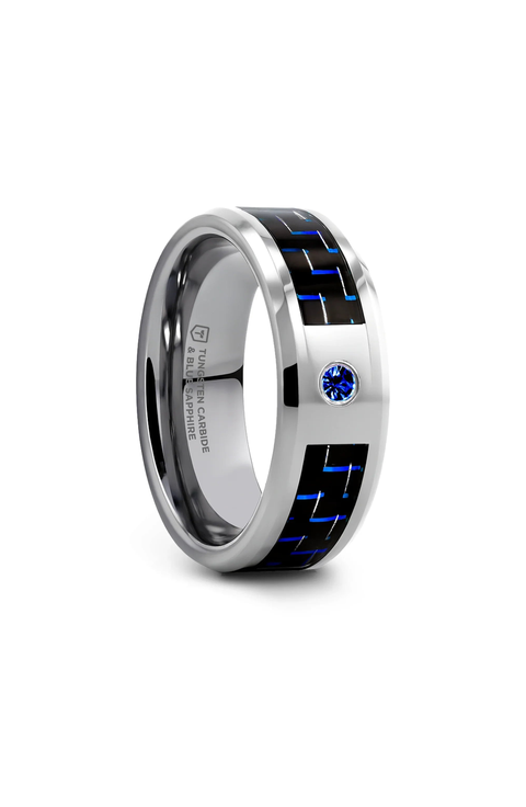 Neptune Tungsten Carbide Wedding Band