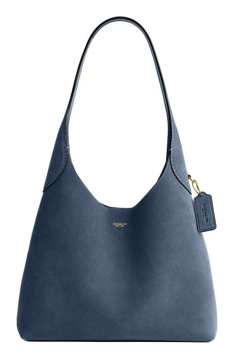 Brooklyn 28 Suede Shoulder Bag