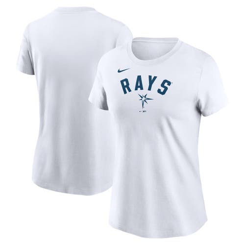 Nike White Tampa Bay Rays Team Arch T-shirt