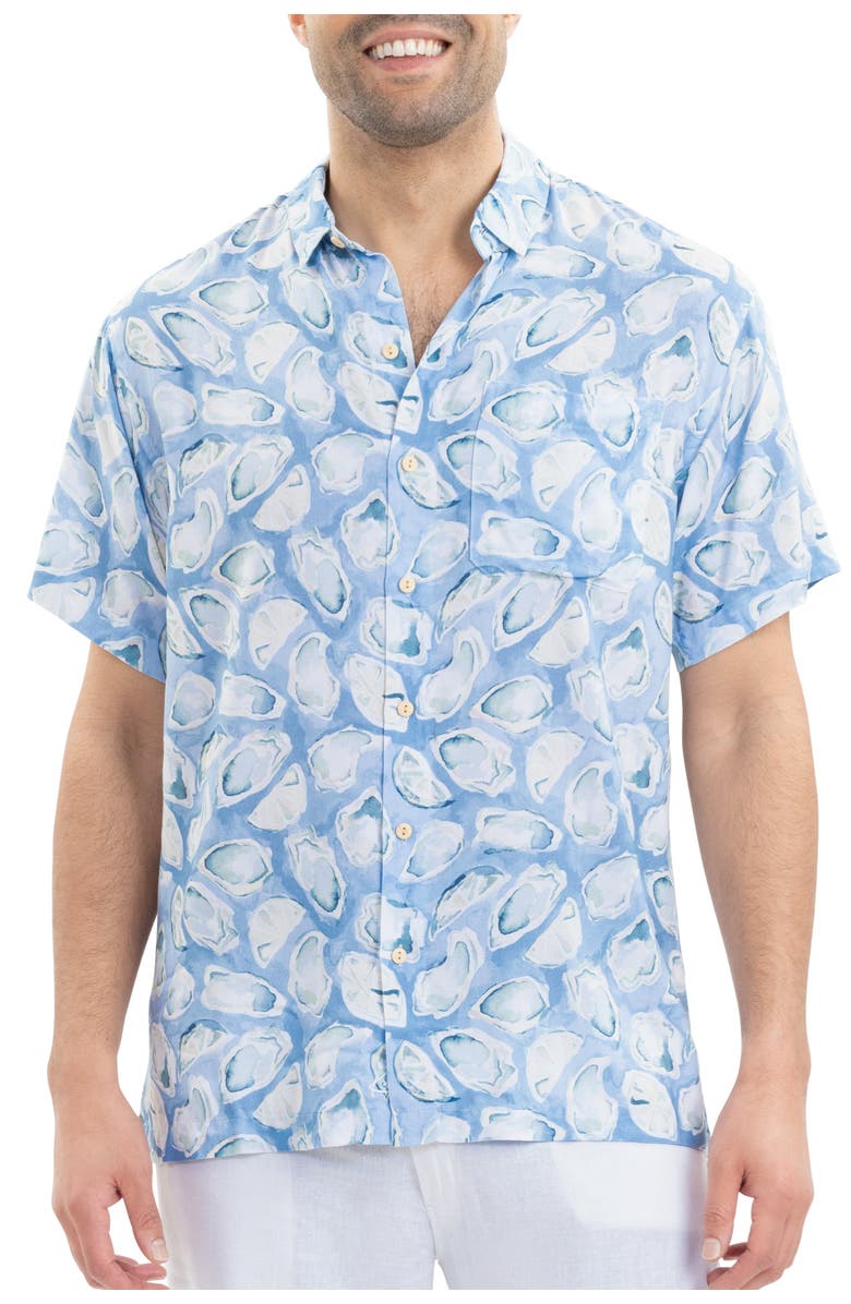 Kenny Flowers The Nanshucket - Short Sleeve Shirt, Main, color, Light Blue