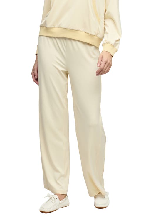 Butterchic Piped Wide Leg Pants