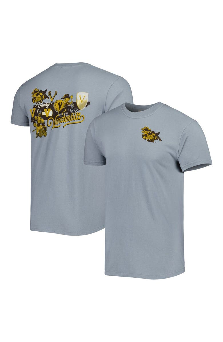 IMAGE ONE Men's Graphite Vanderbilt Commodores College Vault State Comfort T-Shirt, Main, color, 
