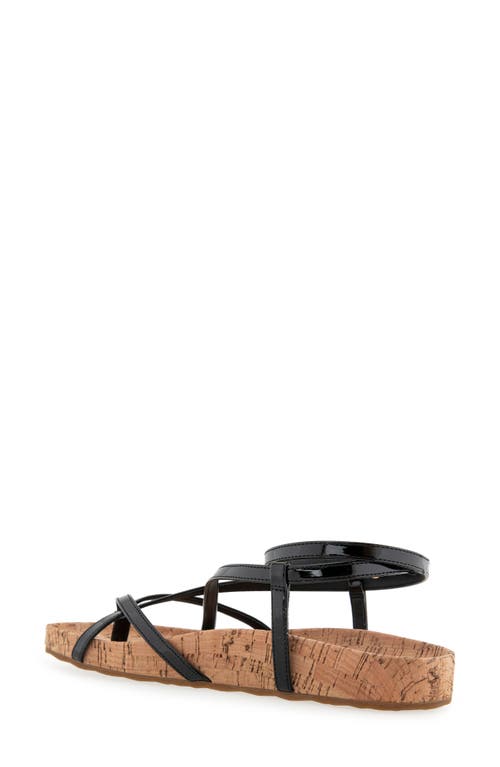 AEROSOLES AEROSOLES LEERA ANKLE STRAP FLAT SANDAL