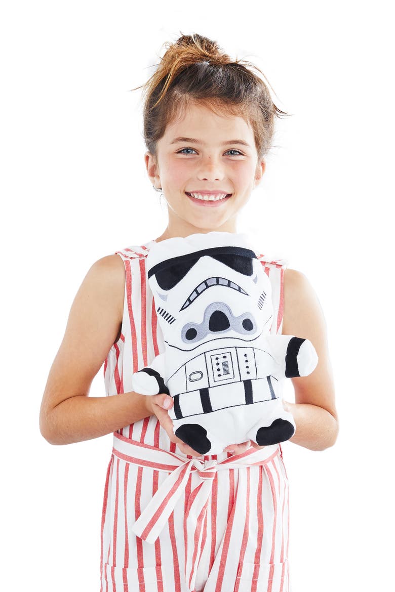 x Star Wars™ Storm Trooper 2-in-1 Plush Toy Hoodie, Alternate, color, WHITE