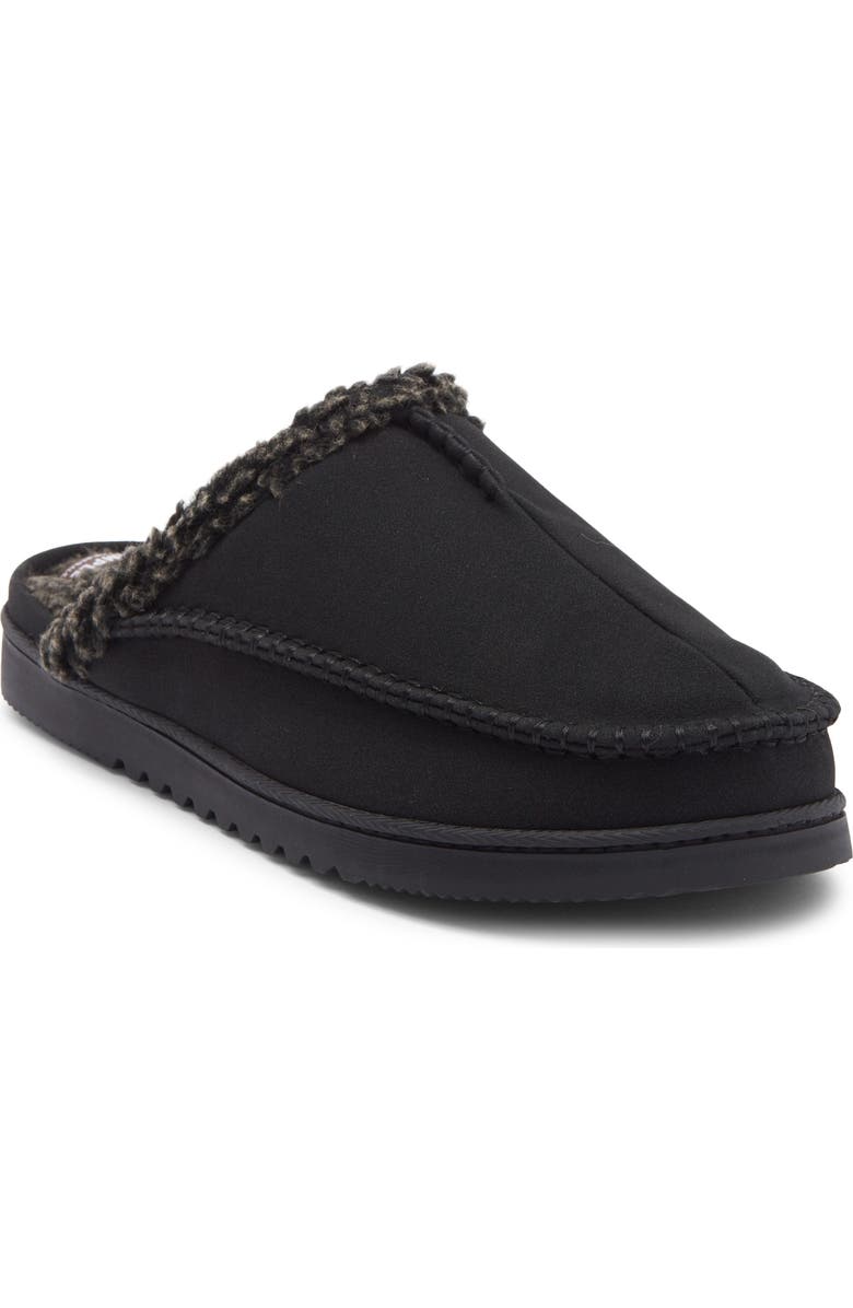 NORDSTROM RACK Keon Faux Shearling Clog, Main, color, Black