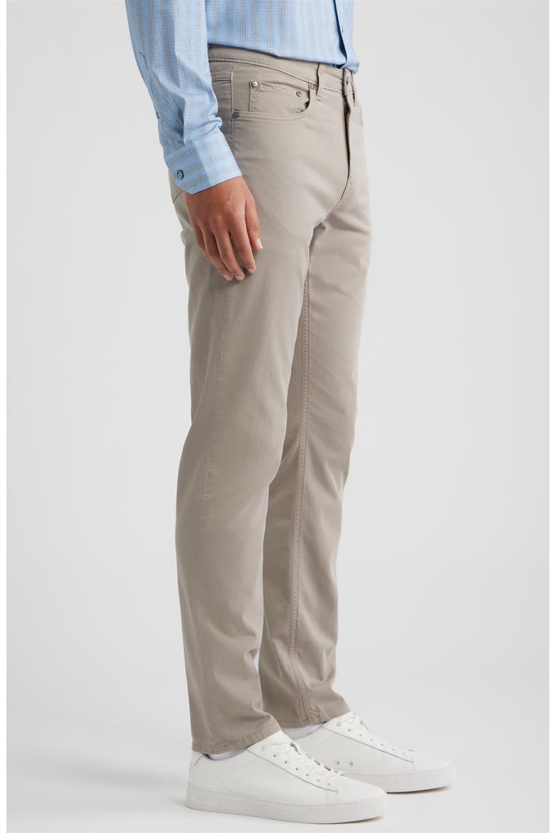 Stretch Cotton Pants, Alternate, color, WALNUT