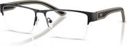 Emporio Armani 55mm Rectangle optical glasses