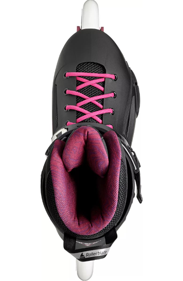 Rollerblade Lightning 90 Womens Inline Skates, Alternate, color, Black/Sangria