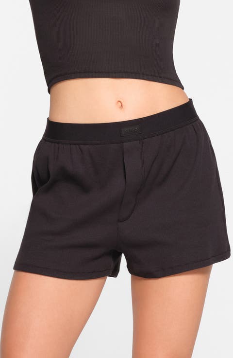 Rib Stretch Cotton Loose Boxers (Regular & Plus)