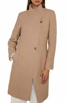 Maude Double Breasted Wool Blend Coat