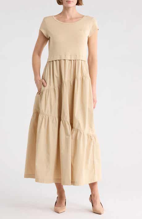 Tiered T-Shirt Midi Dress