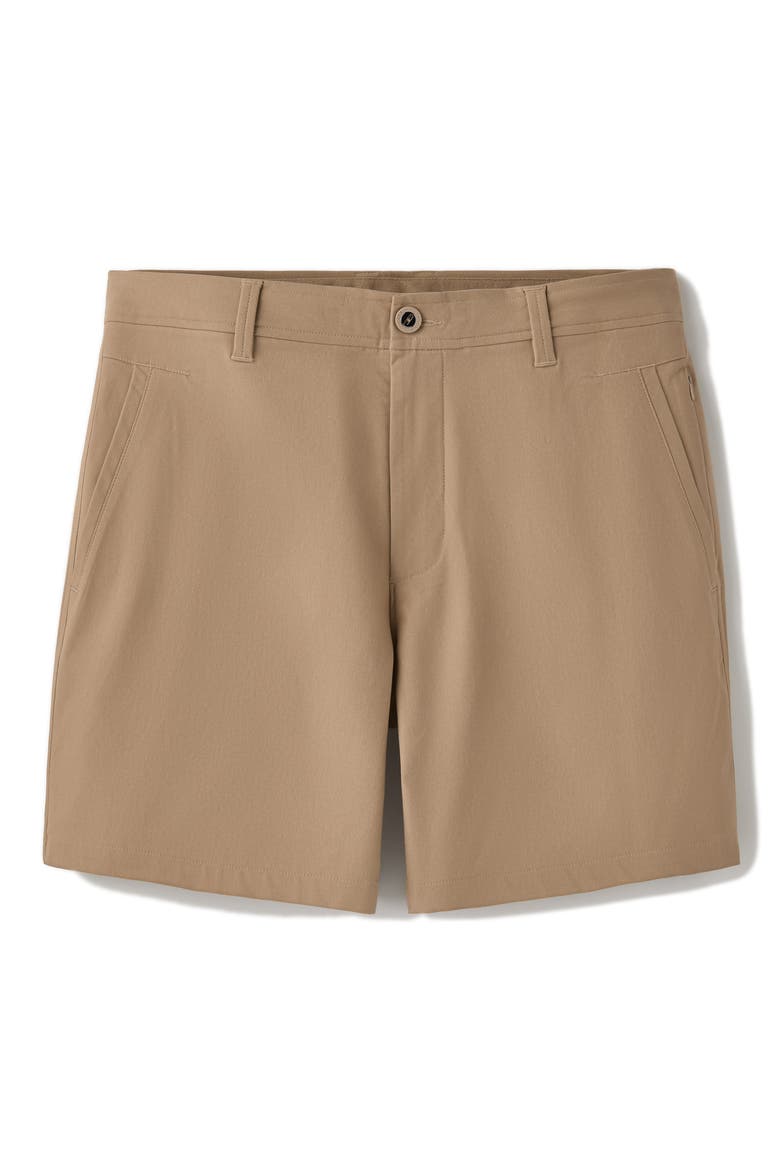 Nomad 7-Inch Tech Chino Shorts, Alternate, color, TEAK BROWN