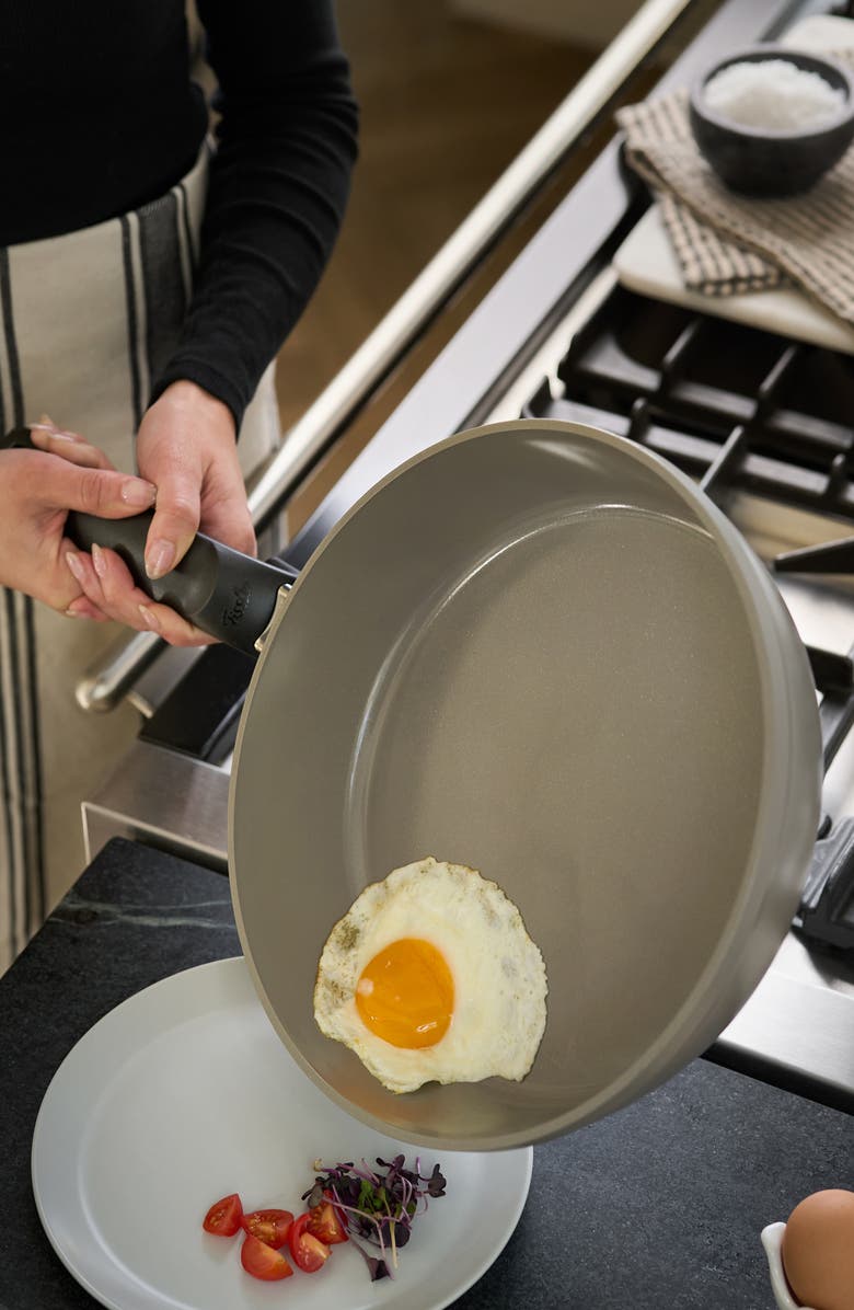 Fissler Ceratal Comfort Ceramic Non-Stick Frying Pan Set, Alternate, color, Warm Grey