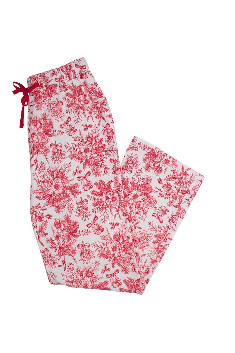 Modal Blend Gender Inclusive Adult Pajama Pants, Main, color, Red & White Stripe