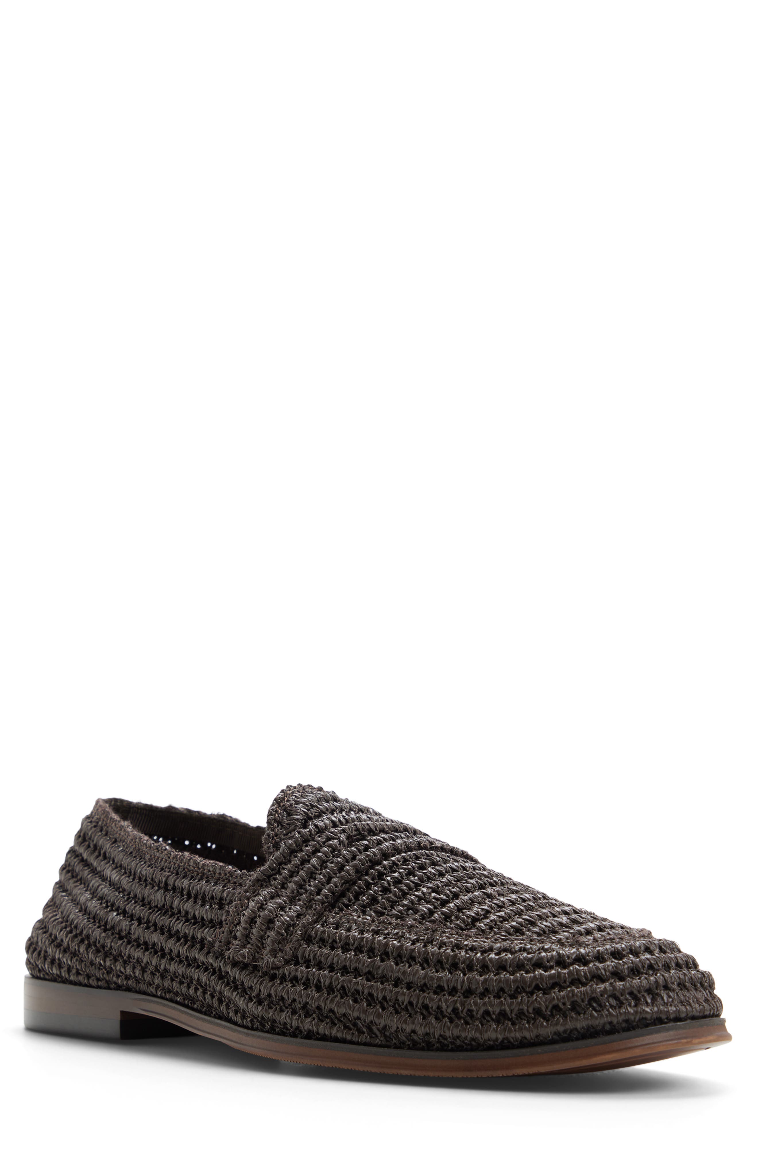 Oceanwind Woven Loafer, Main, color, BROWN