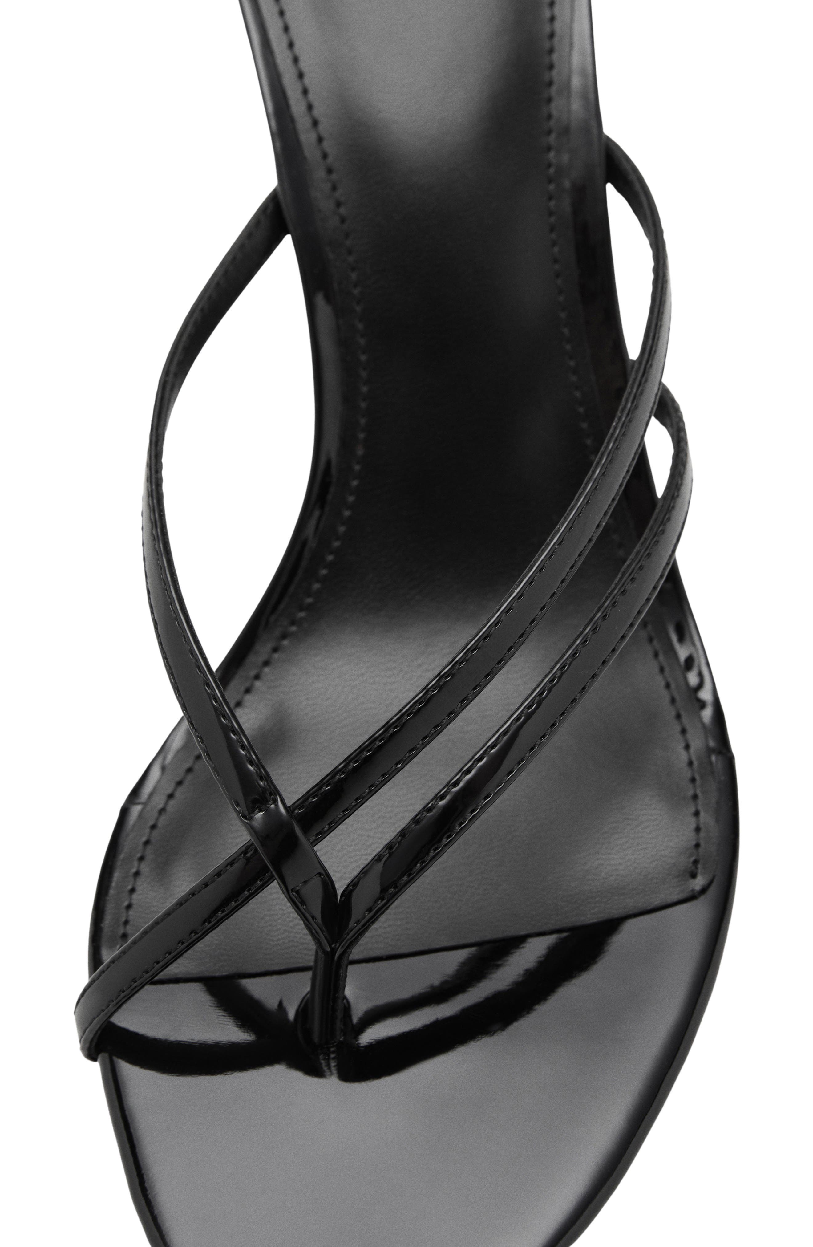 MANGO Wedge Slide Sandal, Alternate, color, Black