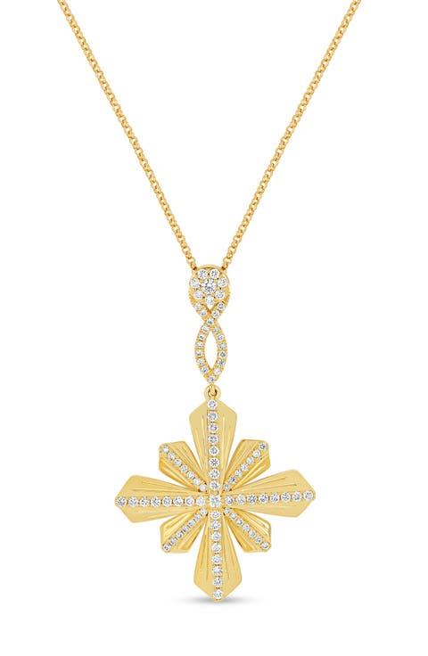 Cleo Diamond Pendant Necklace