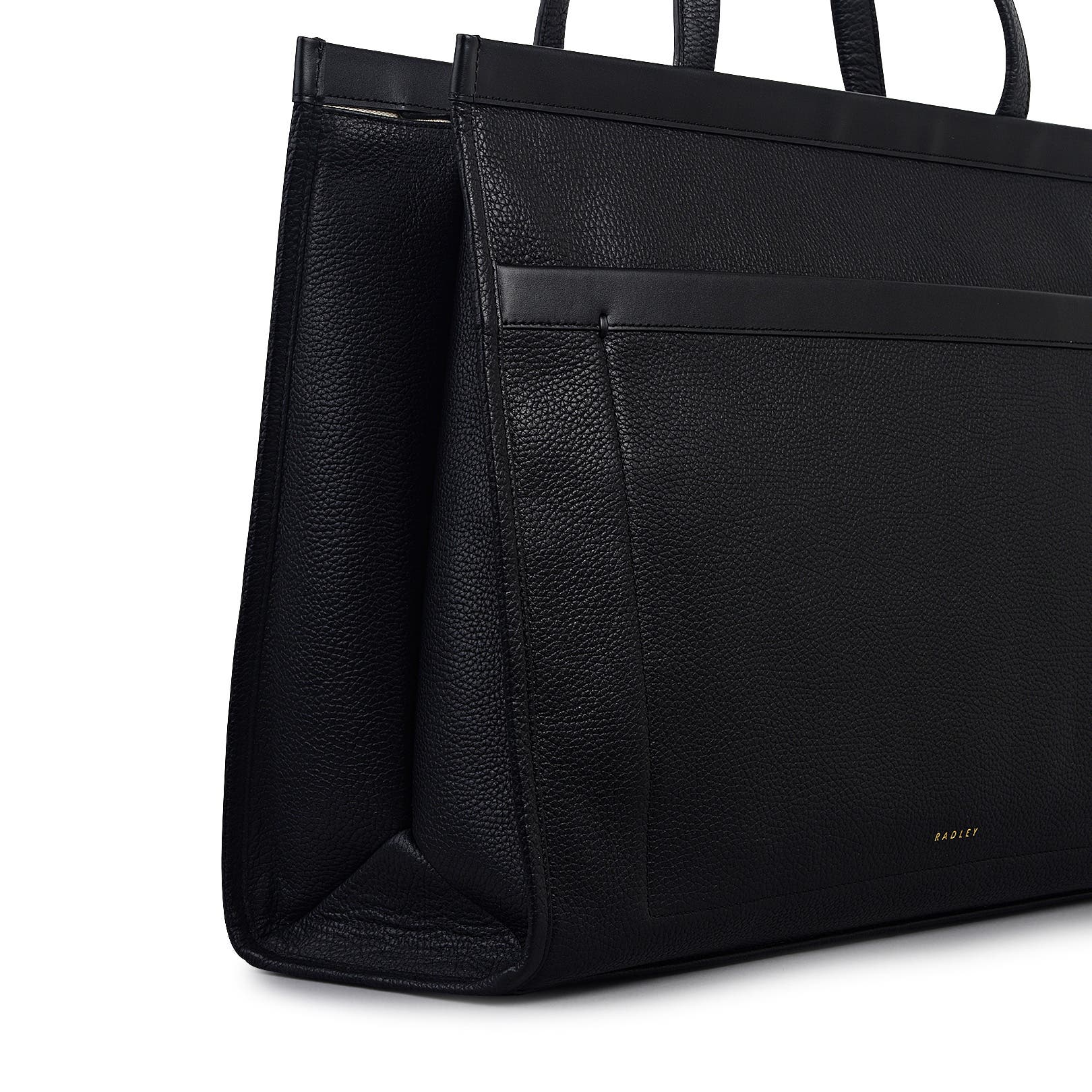 Radley Alba Place Large Ziptop Workbag, Alternate, color, Black