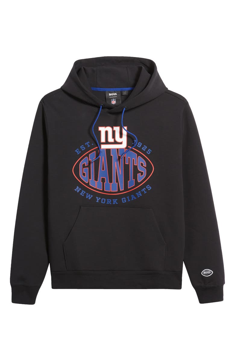 BOSS x NFL Touchback Graphic Hoodie, Alternate, color, New York Giants Black