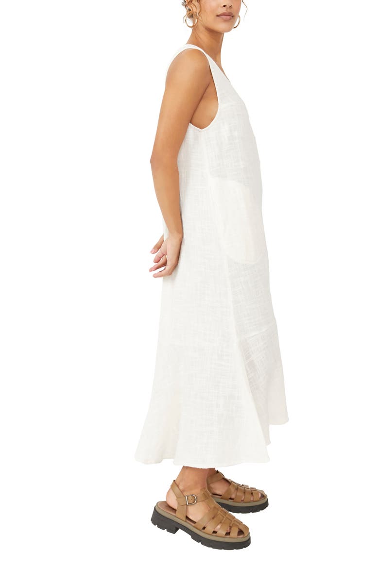 Valerie Sleeveless Cotton Maxi Dress, Alternate, color, IVORY