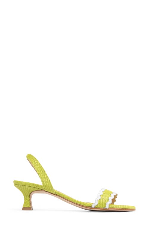 PATRICIA GREEN PATRICIA GREEN PANAMA SLINGBACK KITTEN HEEL SANDAL