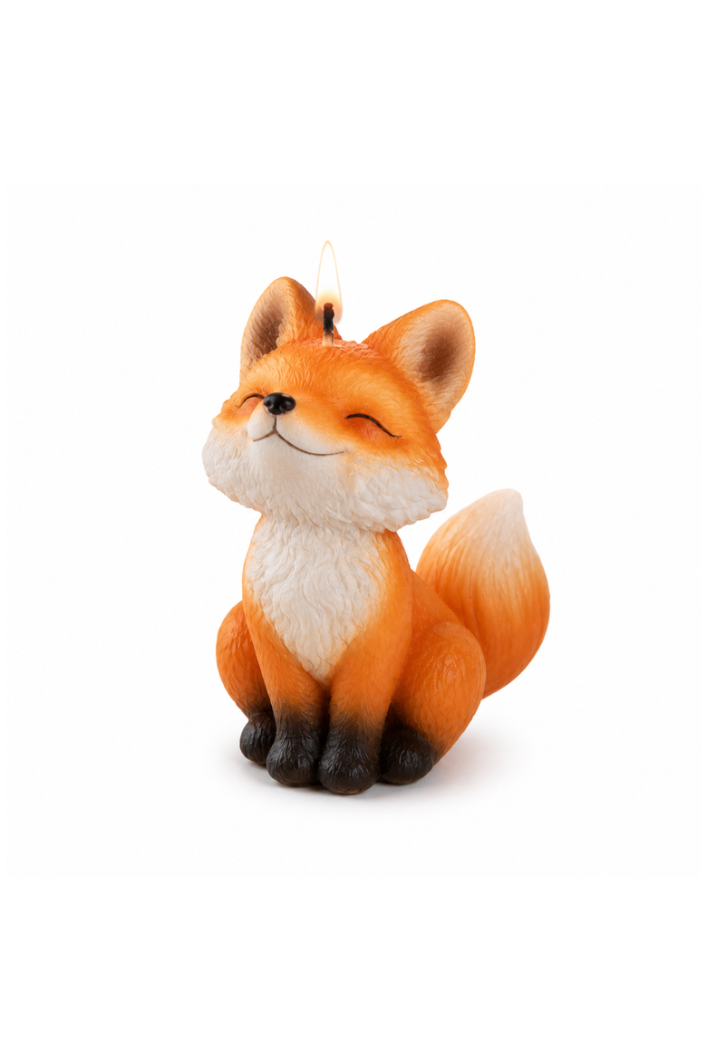 Fox Candle, Main, color, Orange