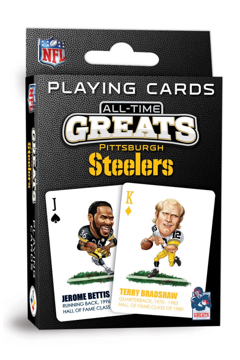 Pittsburgh Steelers Playing Cards, Main, color, Multicolor