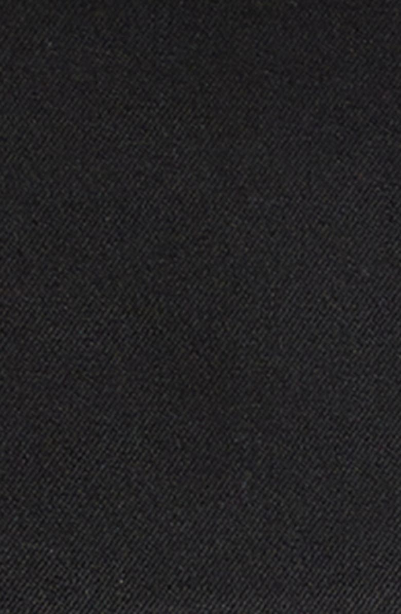 L'AGENCE Ingrid Off the Shoulder Crop Blazer Top, Alternate, color, Black