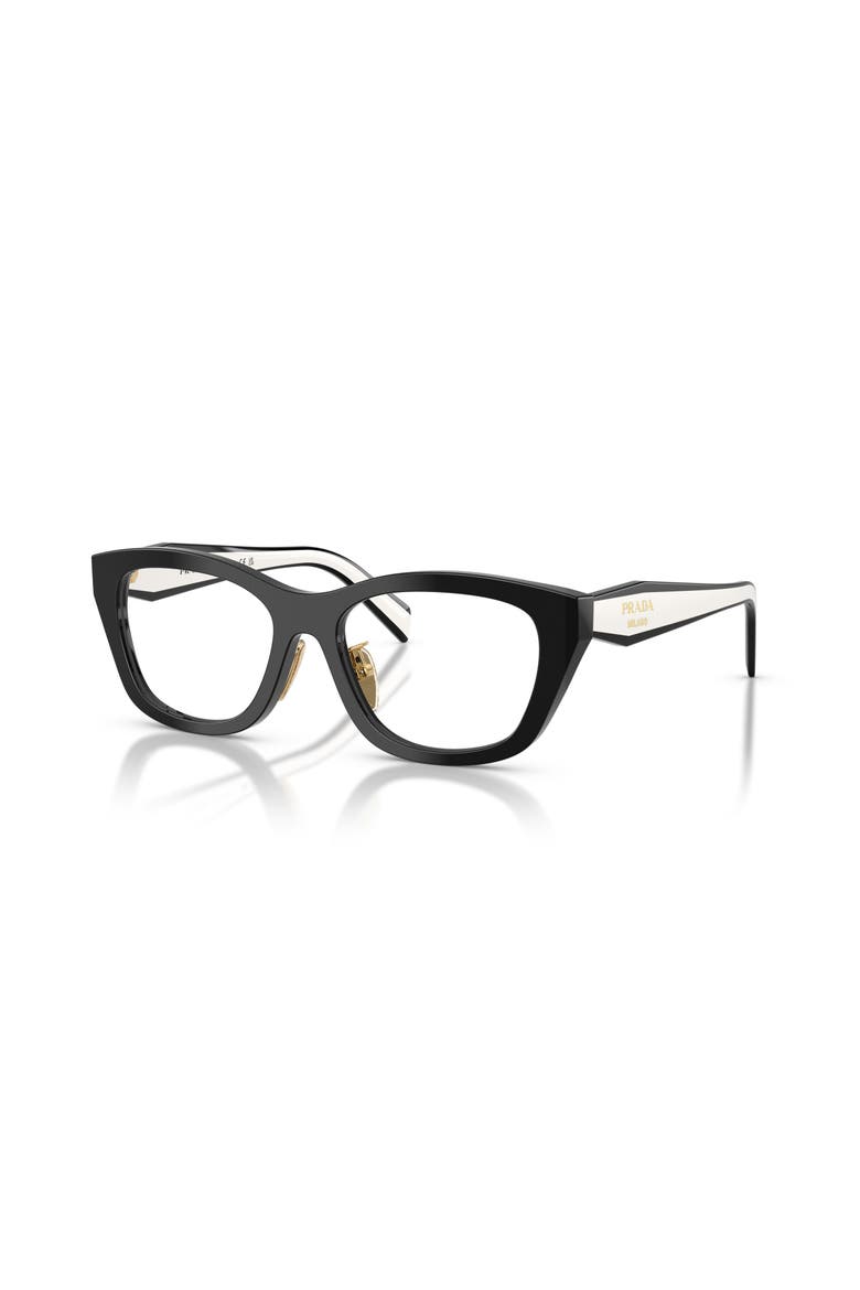 53mm Irregular optical glasses, Main, color, Black
