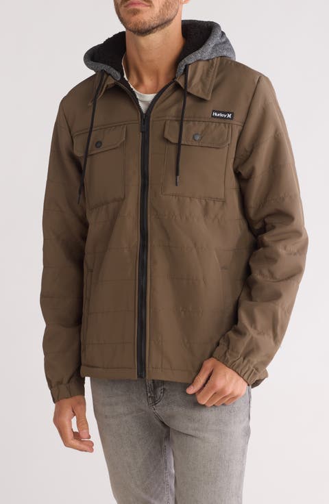 Ostro Fleece Lined Hooded Jacket