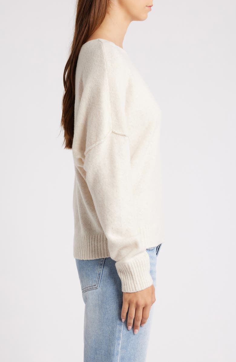 Rip Curl Emily Crewneck Sweater, Alternate, color, Ecru Marle