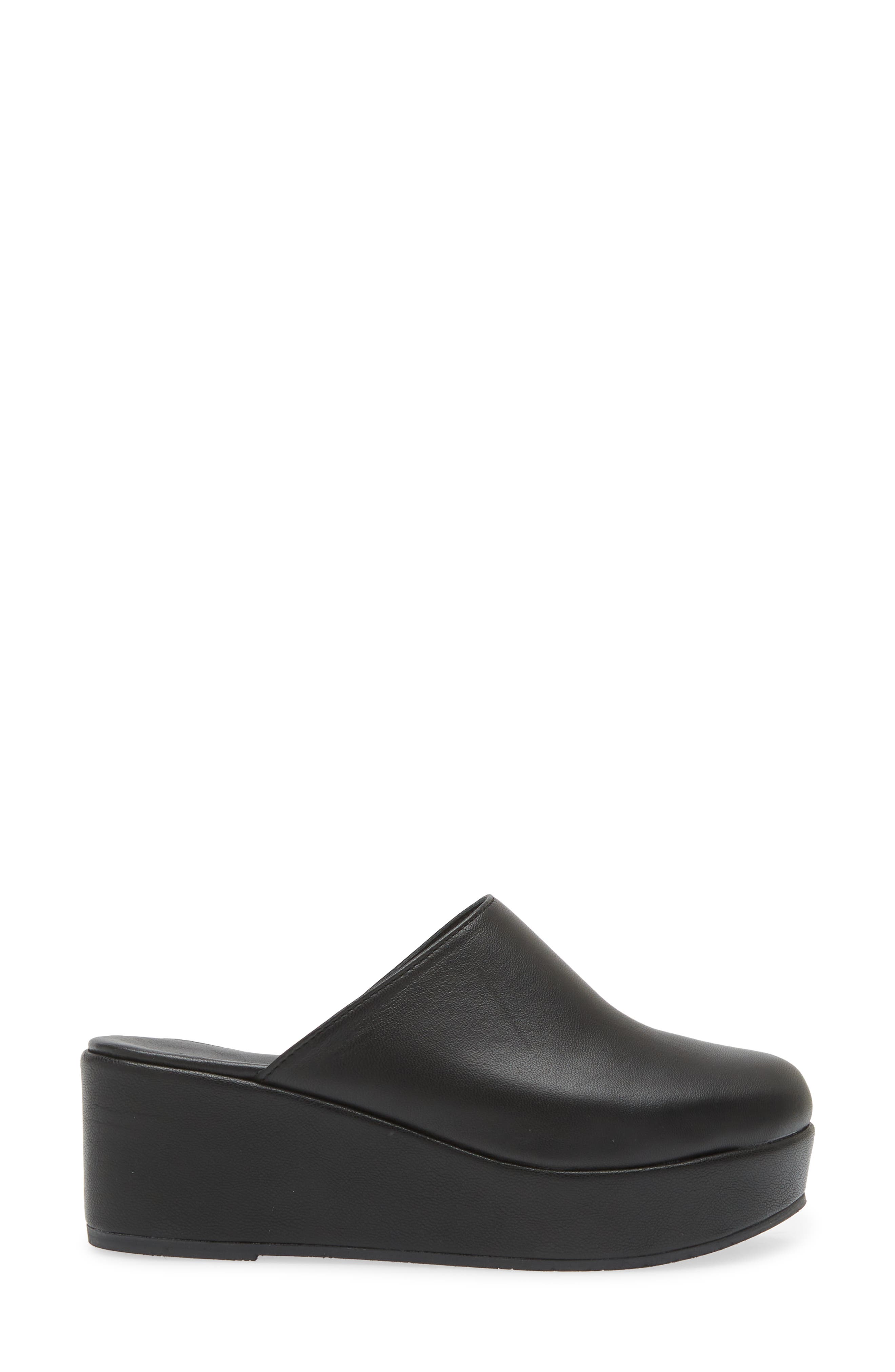 Cordani Camryn Platform Wedge Mule, Alternate, color, Nappa Nero