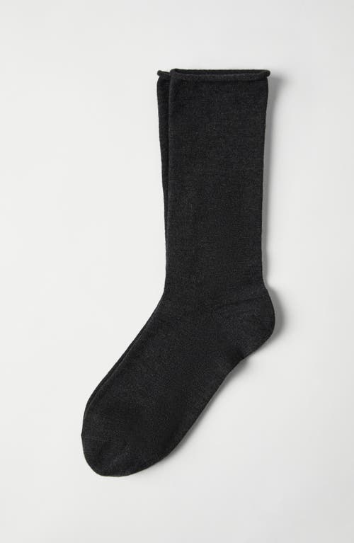 Brunello Cucinelli Cashmere Knit Socks In Lignite Grey