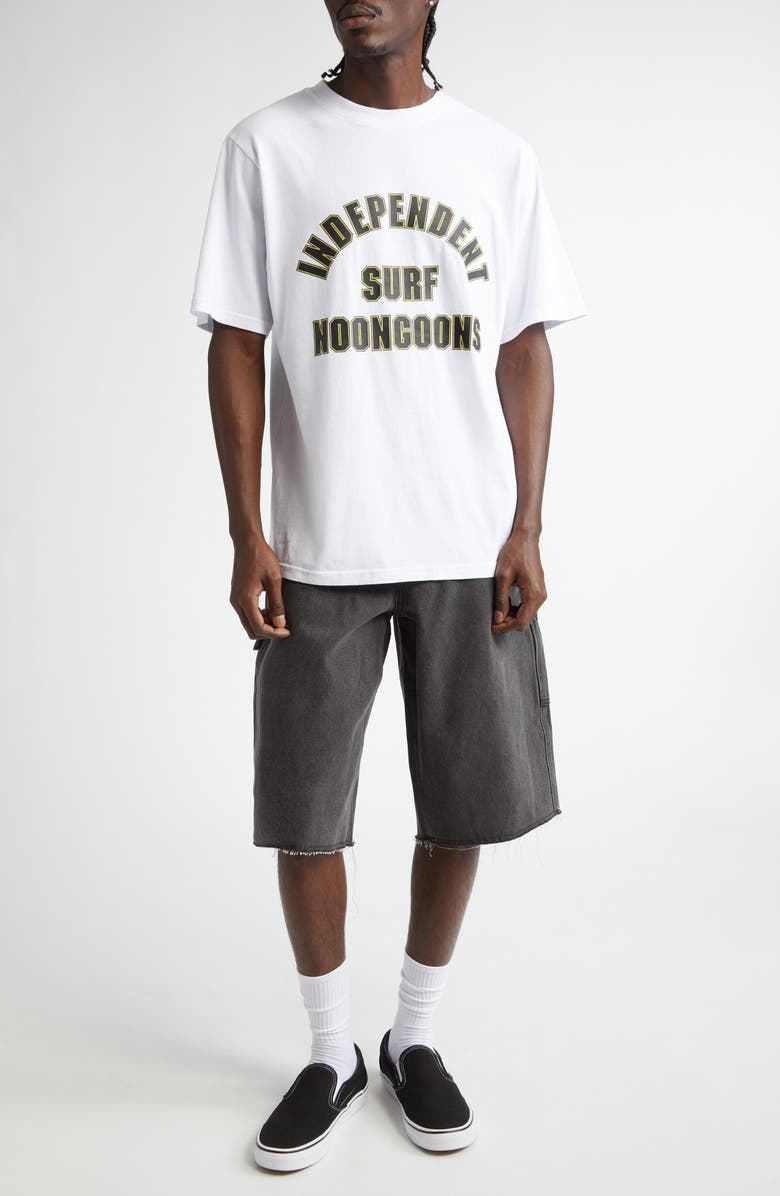 Noon Goons Solo Surf Graphic T-Shirt, Alternate, color, White