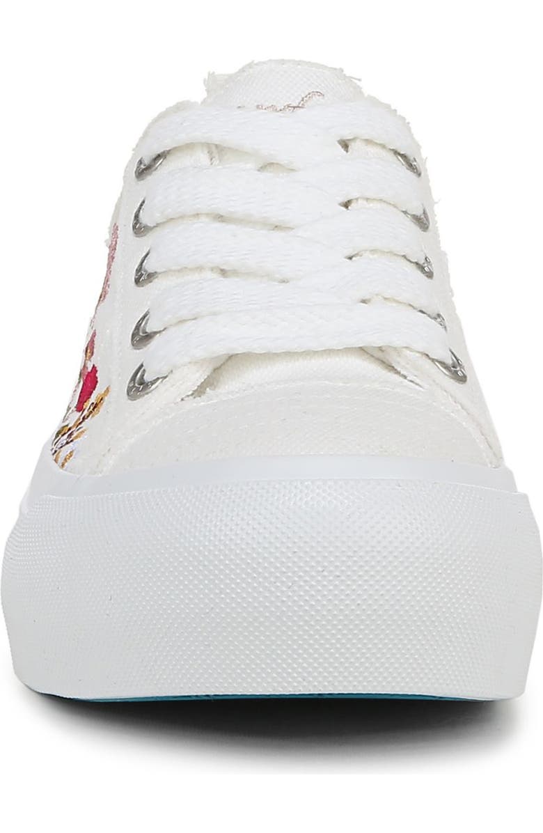 Blowfish Malibu Sadie Sun Platform Sneaker, Alternate, color, White Embroidered Canvas