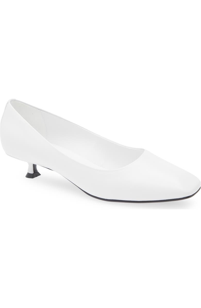 Jeffrey Campbell Subject Kitten Heel Pump, Main, color, White