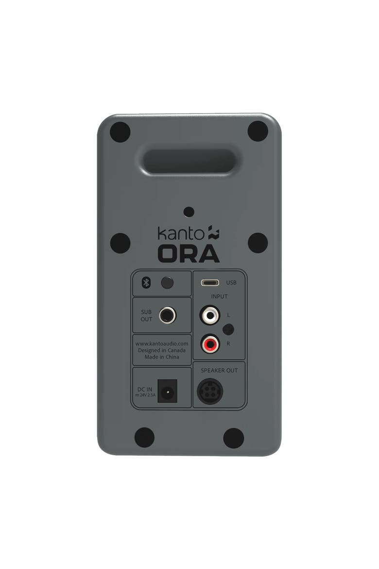 ORA Powered Reference Desktop Speakers with Bluetooth - Pair, Alternate, color, Gray