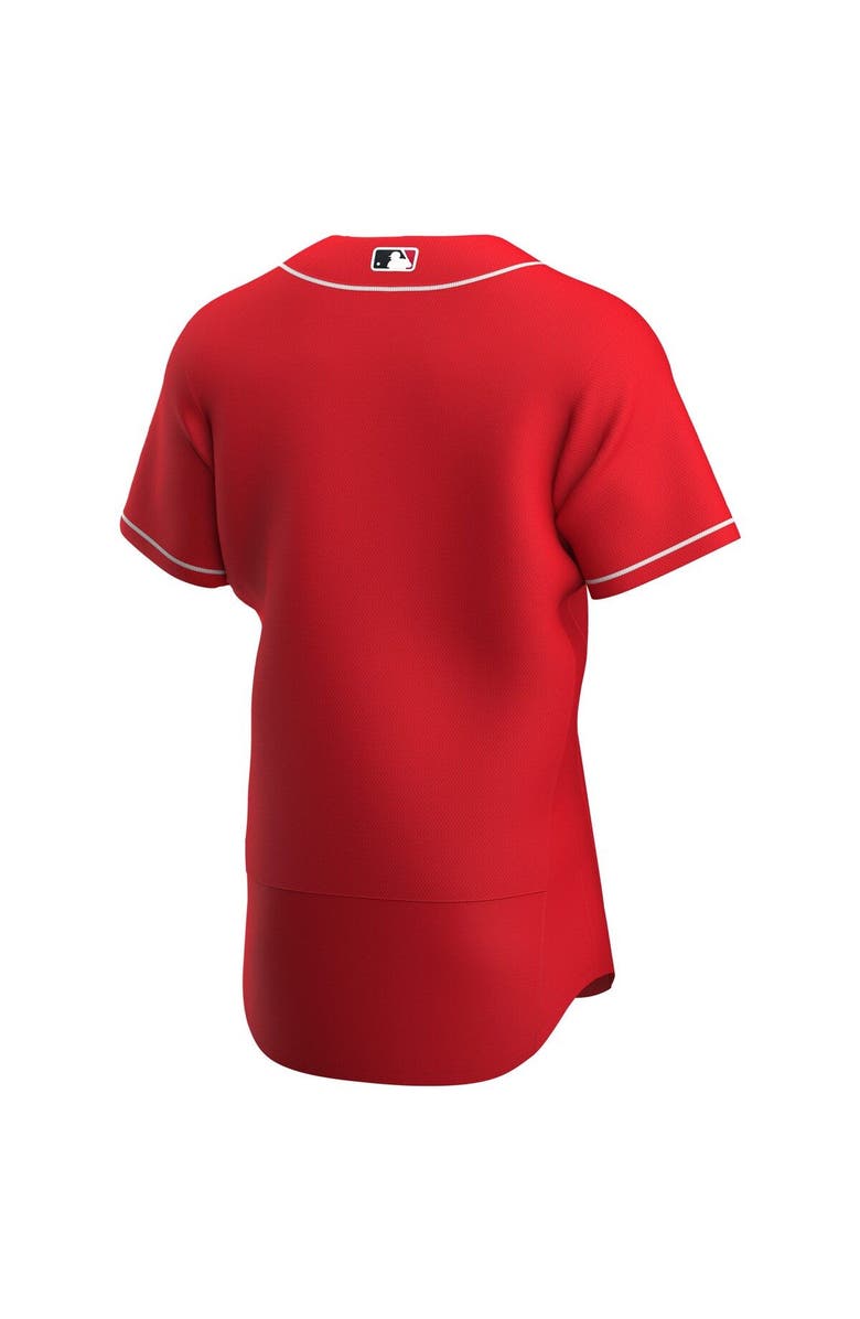 Nike Men's Nike Scarlet Cincinnati Reds Alternate Authentic Team Logo Jersey, Alternate, color, Scarlet