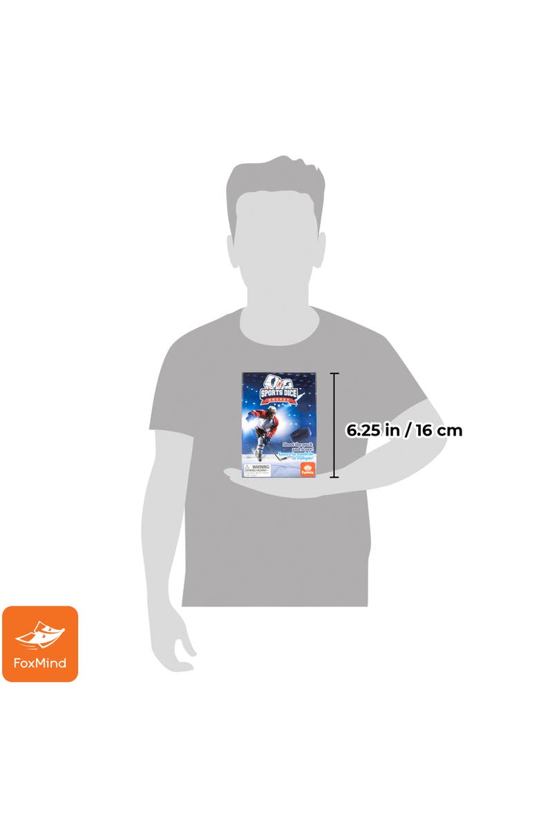 FoxMind ports Dice Hockey Board Game, 2 or 4 Players, Alternate, color, Multicolored