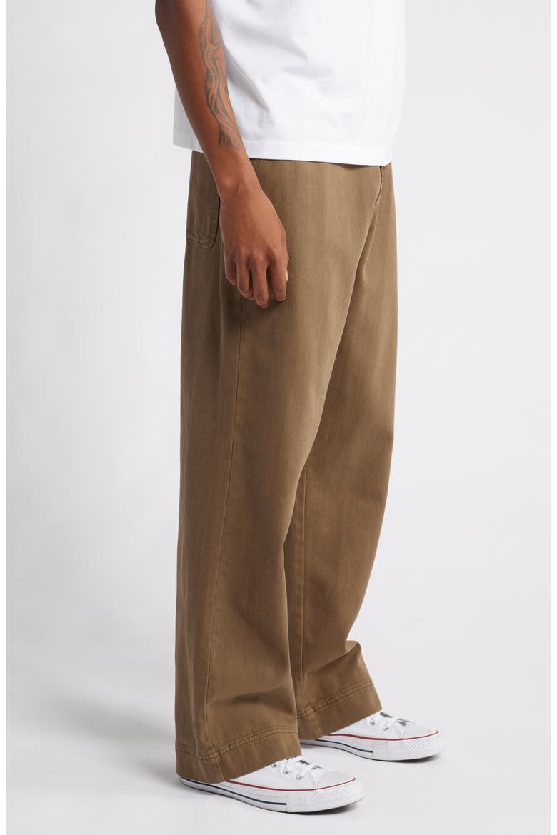Everyday Straight Leg Pants, Alternate, color, DULL BROWN