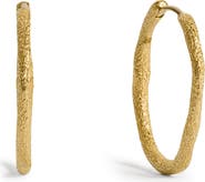 Monica Vinader Medium Antica Slim Hoop Earrings
