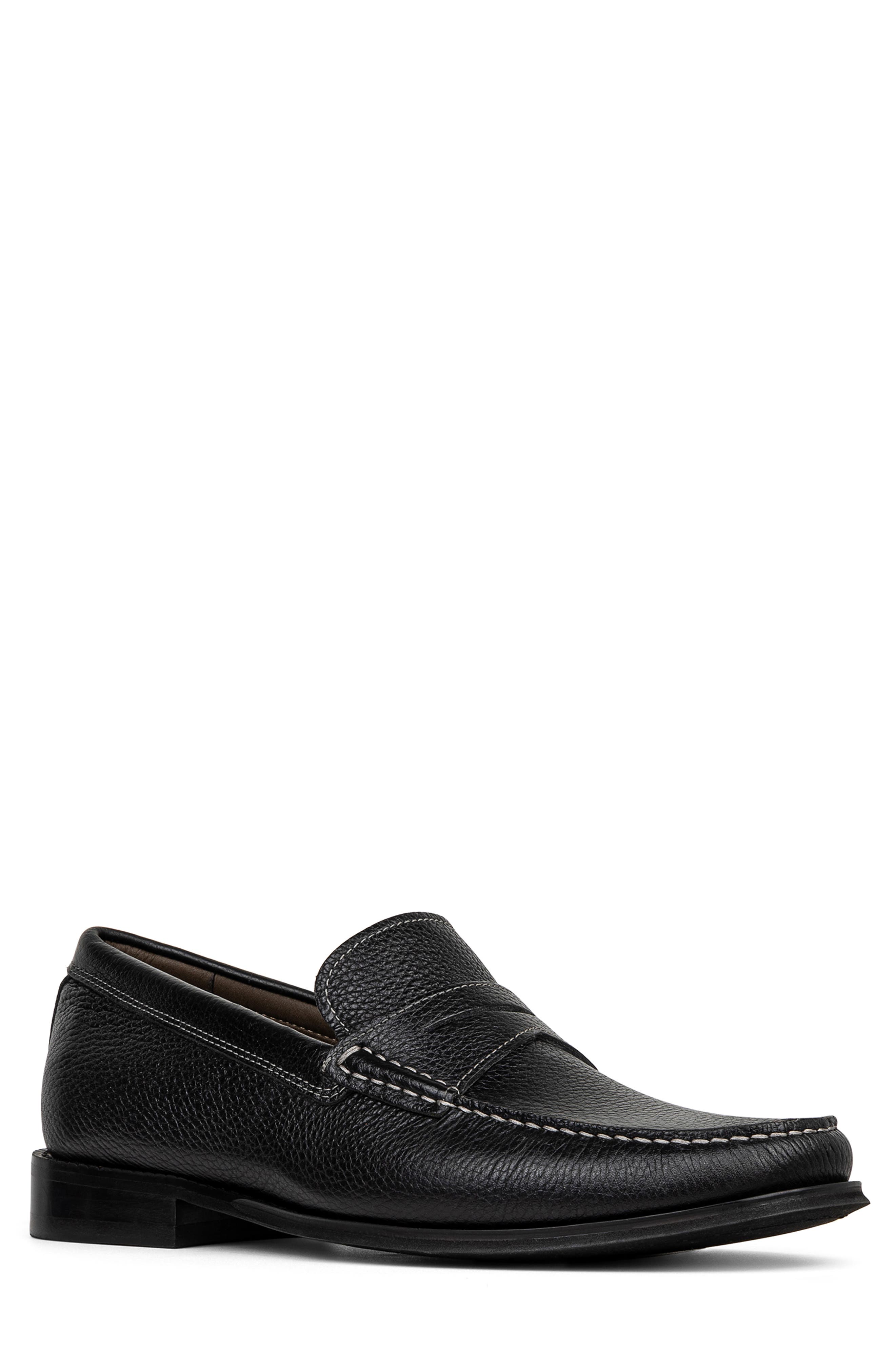 Donald Pliner Leather Penny Loafer