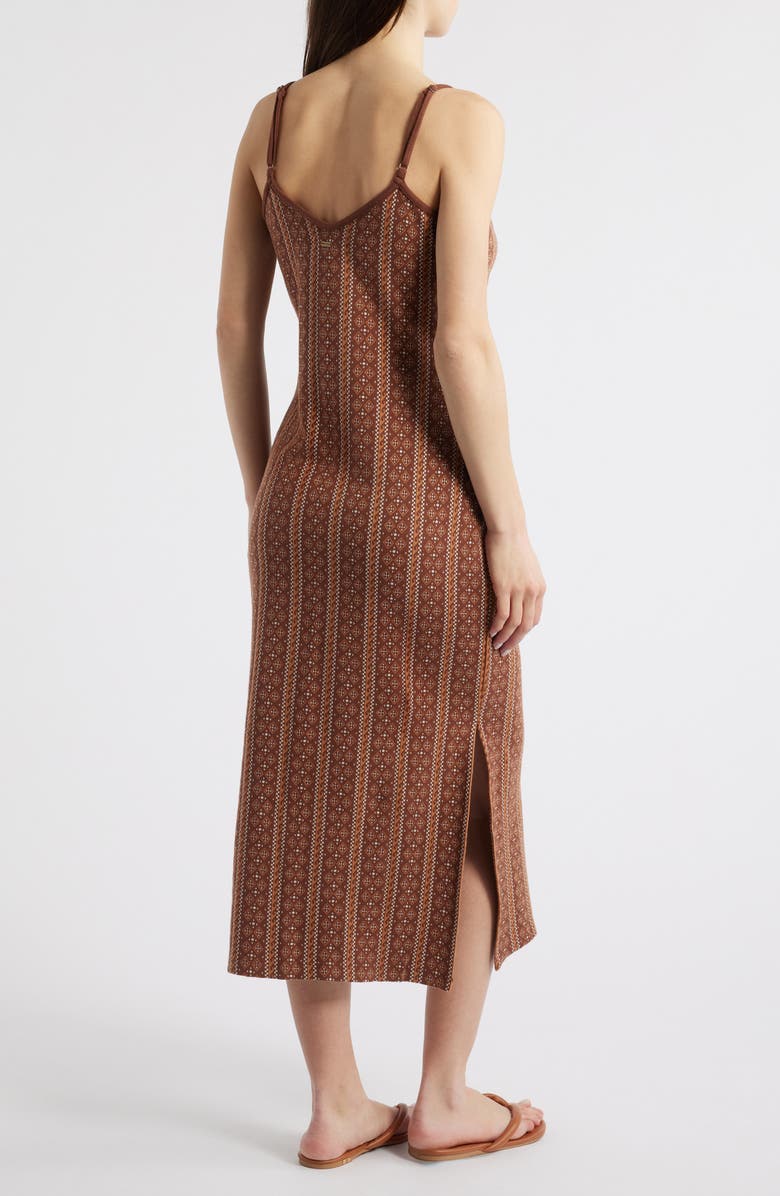 Rip Curl San Carlos Jacquard Stripe Midi Dress, Alternate, color,