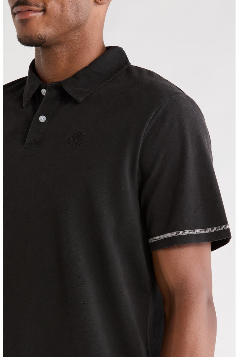Fairway Overdye Cotton Golf Polo, Alternate, color, BLACK