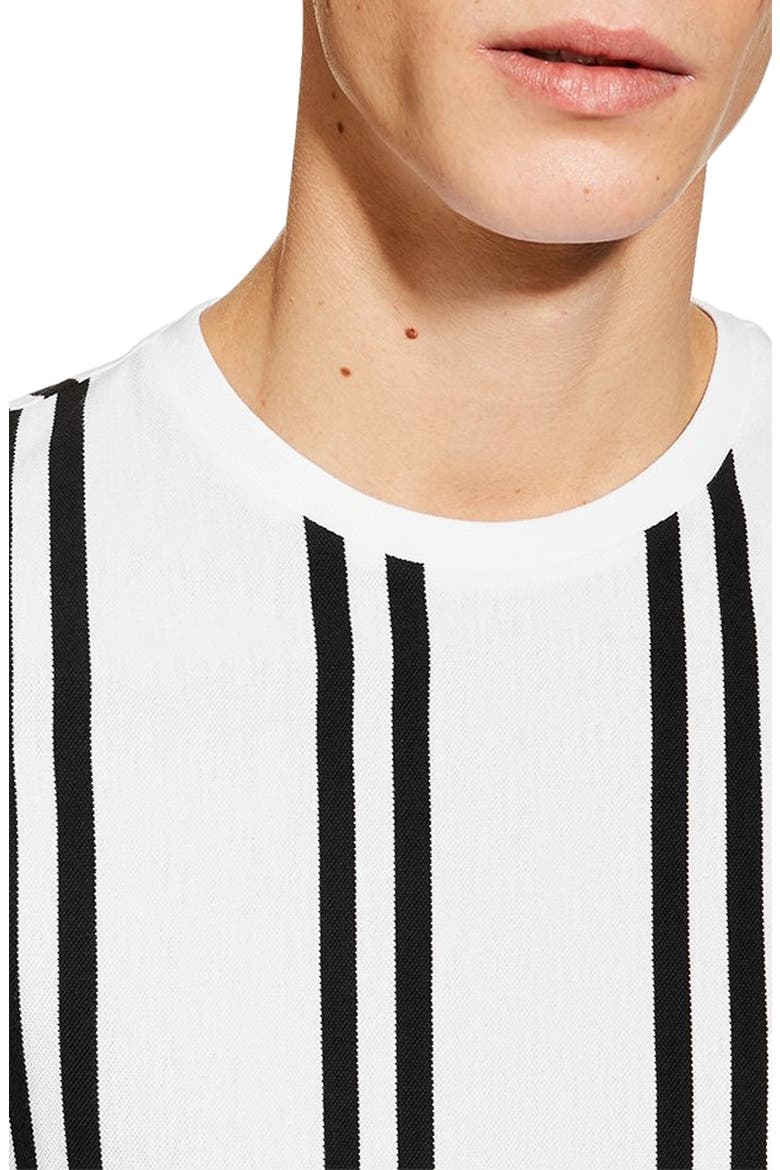 Luke Stripe Classic T-Shirt, Alternate, color, WHITE MULTI
