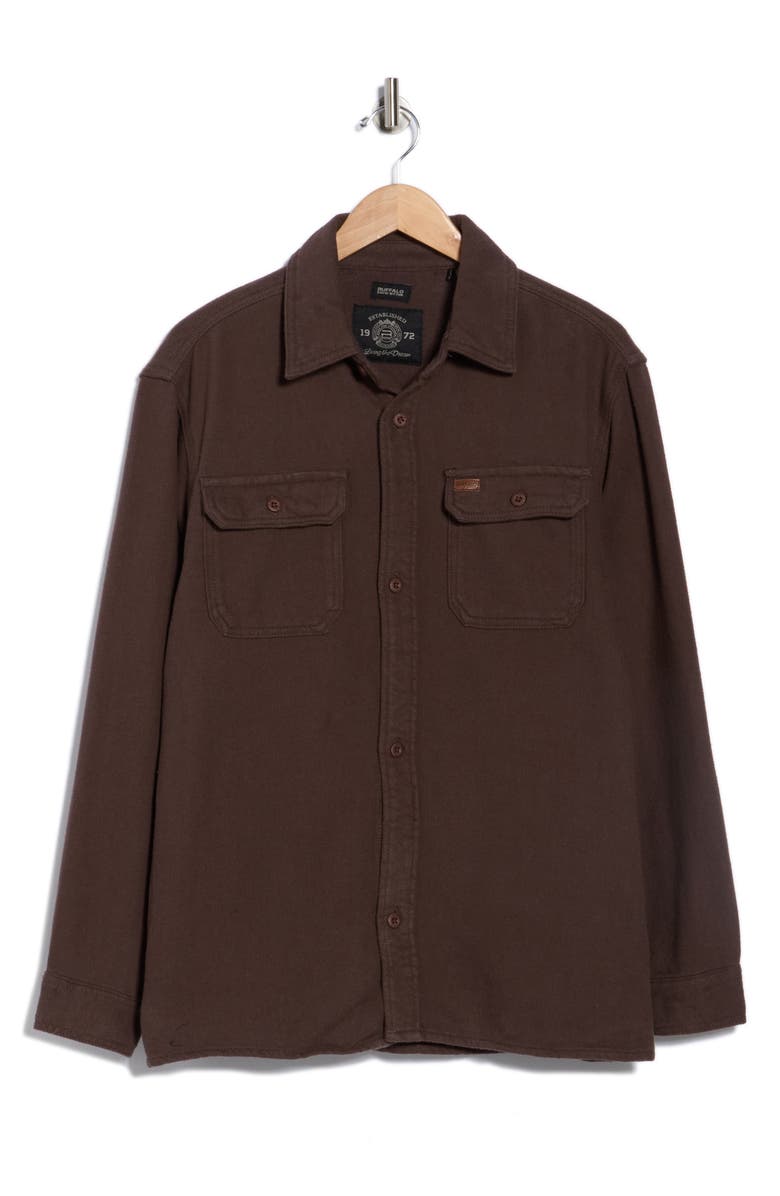 Buffalo Jeans Scotsonny Cotton Jacket, Alternate, color, Chocolate