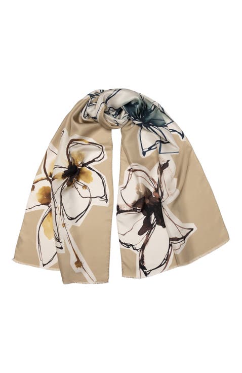 Mara - Long Silk Scarf for Women