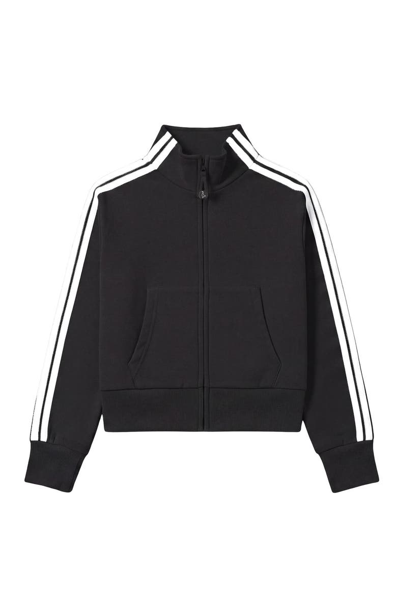 Misha Zip-up Track Jacket  Black, Main, color, Black