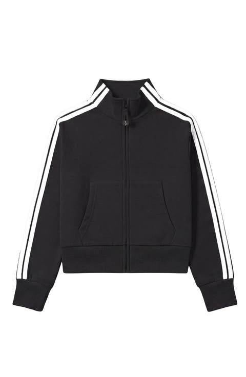 Misha Zip-up Track Jacket  Black